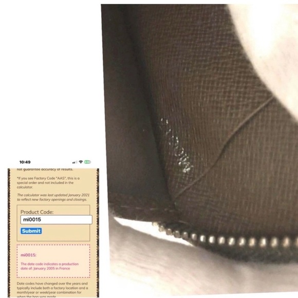 Louis Vuitton Atoll Organizer Wallet From the
2005 Collection
Taiga Leather - Picture 15 of 15